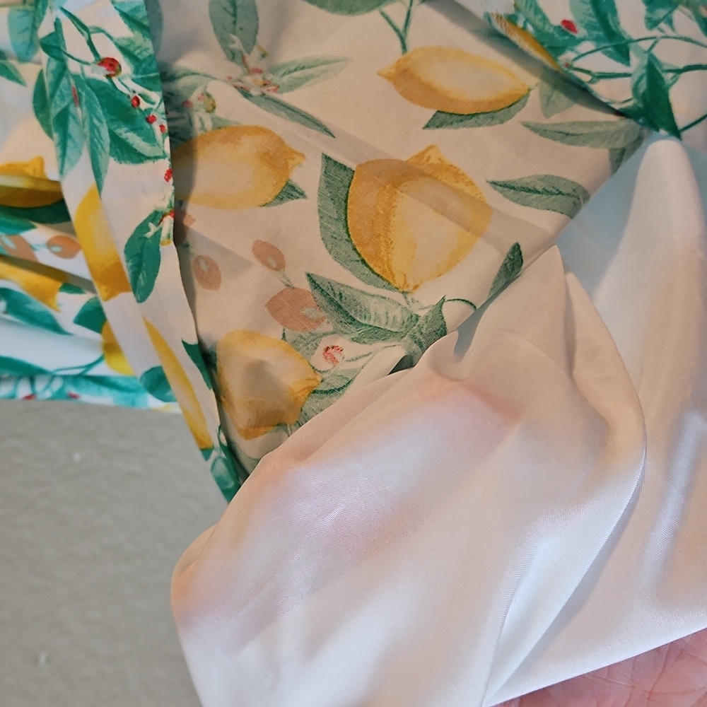 Elle Lemon Print Dress Size 4‎ - Picture 3 of 8